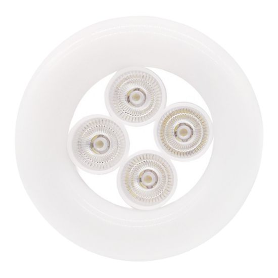 POWERMASTER KK-902 E27 DUY 48 WATT BEYAZ 4LÜ UFO LED LAMBA resmi