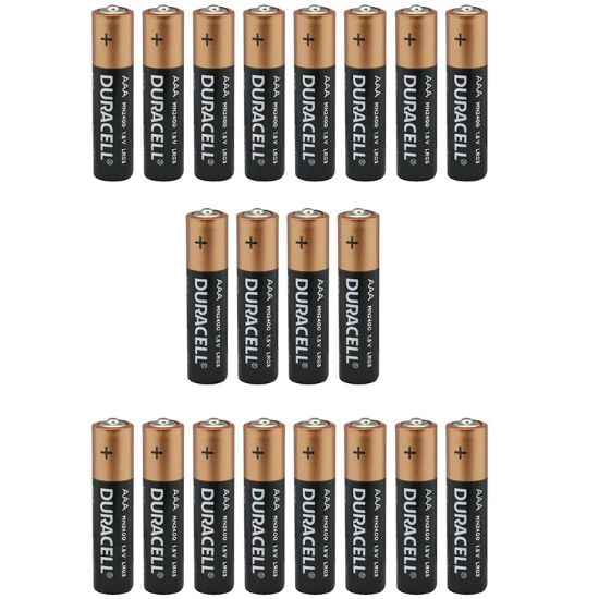 DURACELL LR03/MN2400 1.5 VOLT ALKALİN AAA İNCE KALEM PİL (20Lİ KARTELA PAKET FİYATI)(2Lİ YIRTMALI) resmi