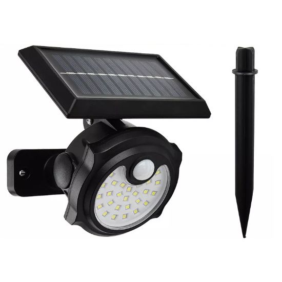 POWERMASTER SH-1705A 26 LEDLİ SENSÖRLÜ 3 MODLU SOLAR İNDUKSİYON DUVAR LAMBASI resmi