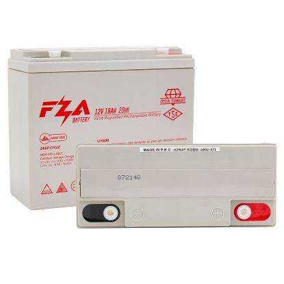 FZA 12 VOLT - 18 AMPER AKÜ (181 X 77 X 167 MM) resmi