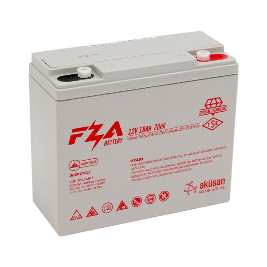 FZA 12 VOLT - 18 AMPER AKÜ (181 X 77 X 167 MM) resmi