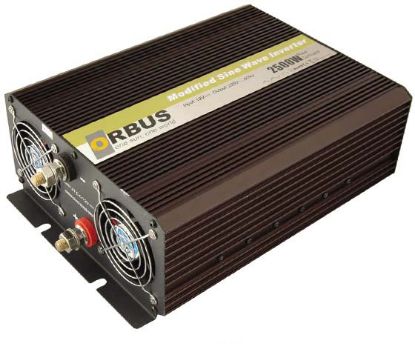 ORBUS MS12-2500 12 VOLT - 2500 WATT MODIFIED SINUS INVERTER resmi