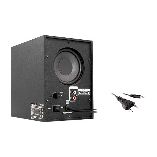 MIKADO MD-1700BT 2+1 SİYAH USB+SD+FM+BT DESTEKLİ UKLI MULTIMEDIA SPEAKER resmi