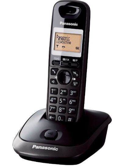 PANASONIC KX-TG2511 DECT SİYAH TELSİZ TELEFON resmi