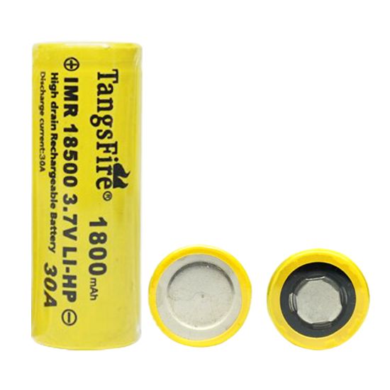 EFCELL 3.7 VOLT 1200 MAH LİTYUM LI-ION 18500 PİL (BAŞLIKSIZ) resmi