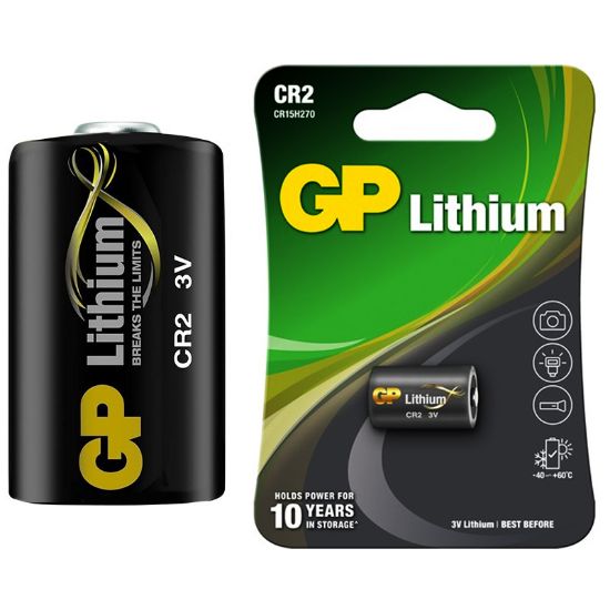 GP CR2E-2UE1 3 VOLT LİTYUM FOTOĞRAF MAKİNESİ PİLİ resmi