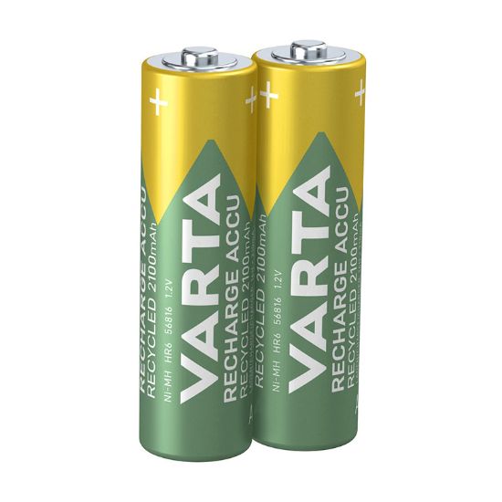 VARTA NI-MH 1.2 VOLT - 2100 MAH HR6 AA ŞARJLI 2Lİ KALEM PİL resmi