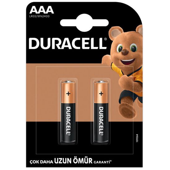 DURACELL AAA İNCE PİL (2Lİ PAKET FİYATI) resmi