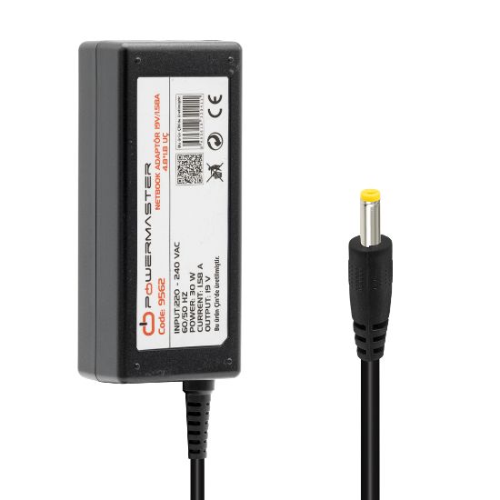 POWERMASTER 19 VOLT - 1.58 AMPER 4.8*1.8 UÇLU HP NETBOOK ADAPTÖR resmi
