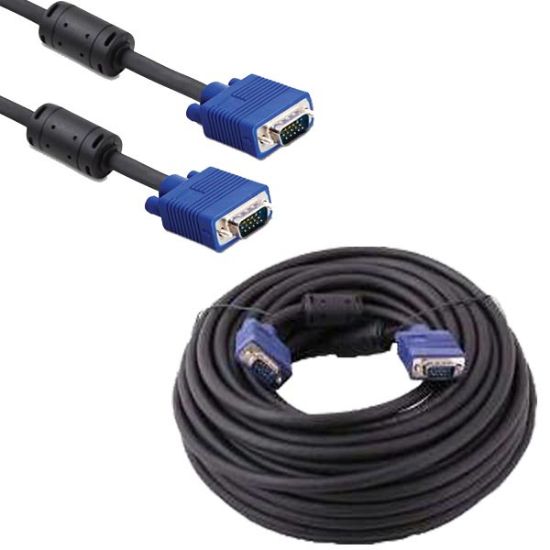 POWERMASTER PM-11097 15 PİN ERKEK/ERKEK 40 METRE VGA KABLO resmi