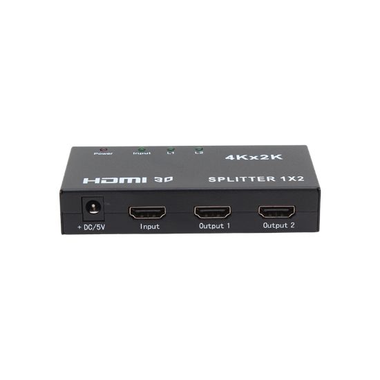 POWERMASTER PM-14217 1.4V 1080P 4KX2K 2 PORT HDMI SPLITTER DAĞITICI resmi