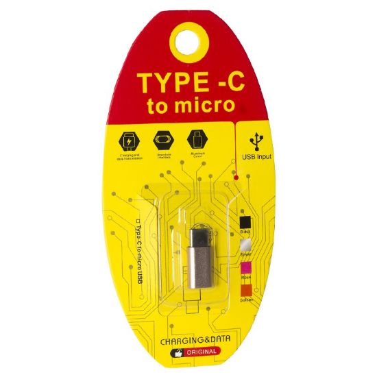 POWERMASTER MICRO USB TO TYPE-C ÇEVİRİCİ OTG APARAT resmi