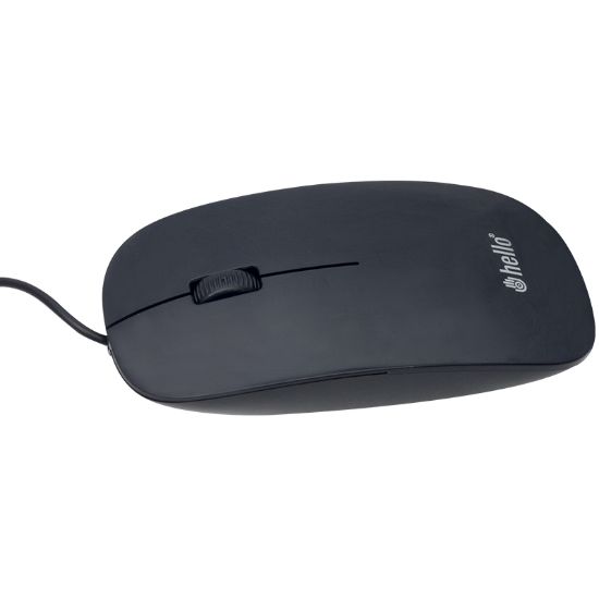 HELLO HL-37 SLIM KASA 1000 DPI KABLOLU OPTİK MOUSE resmi