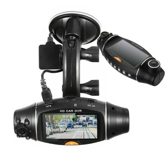 POWERMASTER PM-18765 2.7 TFT EKRAN ÇİFT KAMERALI GPS MODÜLLÜ HD ARAÇ KAMERASI DVR (32GB DESTEKLİ) resmi