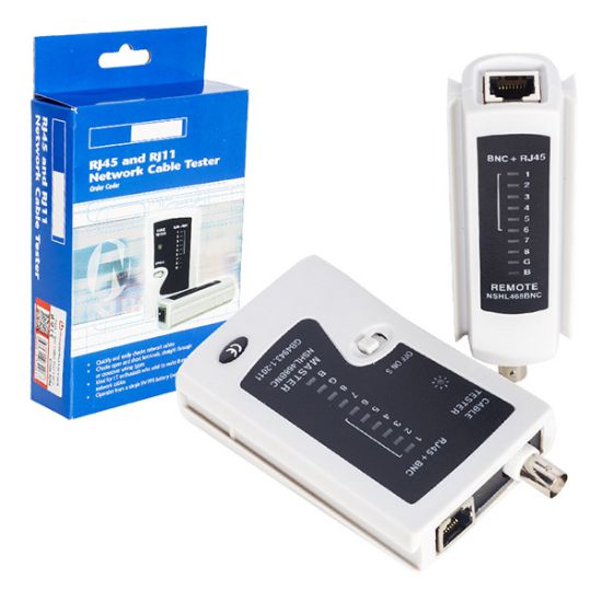 POWERMASTER PM-8284 RJ45 - BNC NETWORK KABLO TEST CİHAZI resmi