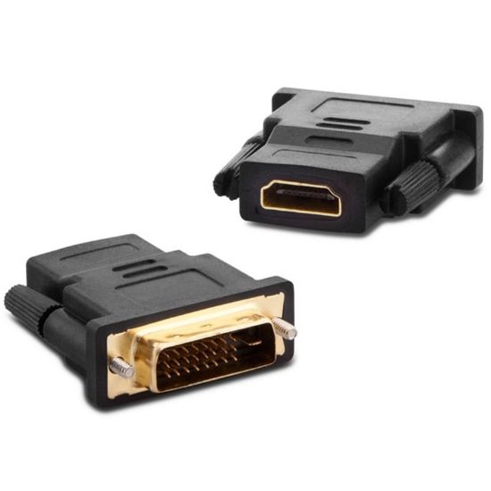 POWERMASTER HDMI DİŞİ - DVI ERKEK 24+1 PİN GOLD ÇEVİRİCİ JACK resmi