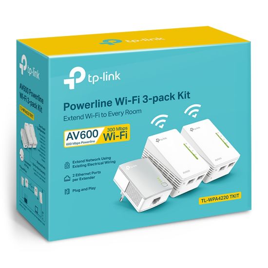 TP-LINK TL-WPA4220T KIT 300MBPS POWERLINE KIT(3LÜ) resmi