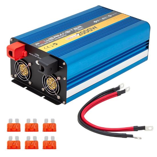 POWERMASTER PWR-2000 12 VOLT - 2000 WATT PURE SINUS WAVE INVERTER resmi