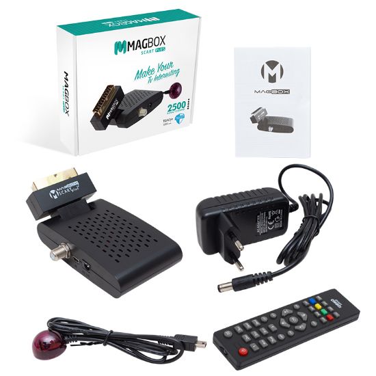 MAGBOX SCART PLUS TKGSLİ MİNİ SD SCART UYDU ALICISI resmi