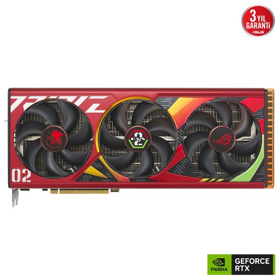 ASUS ROG-STRIX-RTX4090-O24G-EVA-02-EDITION 24GB GDDR6X HDMI DP 384BİT resmi