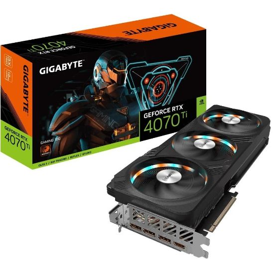 GIGABYTE GV-N407TGAM-12GD RTX4070 Tİ GDDR6X 12GB HDMI DP 192BİT resmi