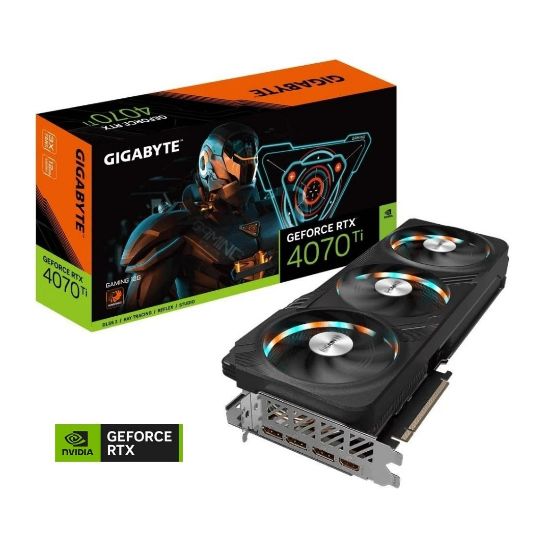 GIGABYTE GV-N407TGAM-12GD RTX4070 Tİ GDDR6X 12GB HDMI DP 192BİT resmi