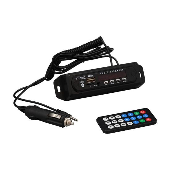 MAGICVOICE USB-400 (V20) BLUETOOTH/AUX USB/SD/MMC-MİC-KUMANDALI OTO TEYP ÇEVİRİCİ DİJİTAL PLAYER (5V/12V) resmi