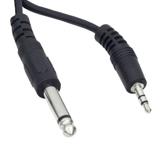 3.5 MM STEREO ERKEK / 6.3 MM MONO ERKEK 3 METRE KABLO (ARA KABLO) resmi