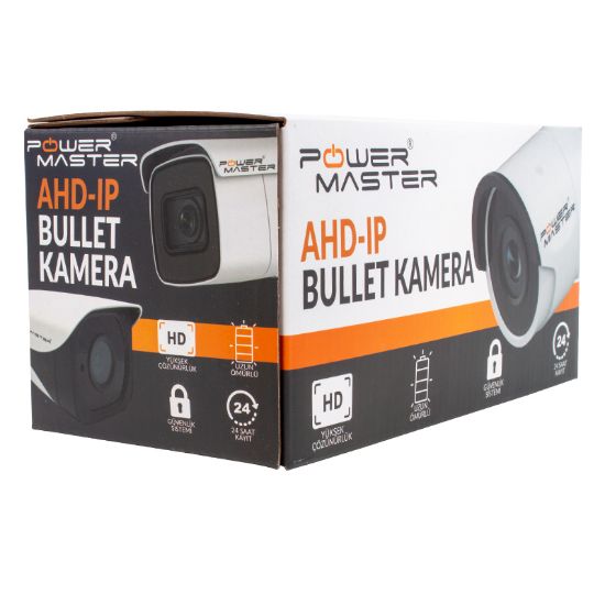 POWERMASTER PM-19409 2MP 36 IR LED 3.6 MM AHD METAL KASA BULLET KAMERA resmi