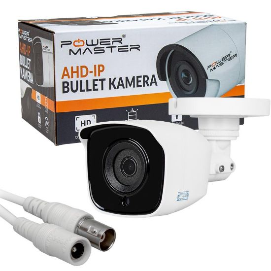 POWERMASTER 2MP 2.8 MM 18 IR LED AHD BULLET KÜÇÜK PLASTİK KASA KAMERA XM 330+2003 resmi