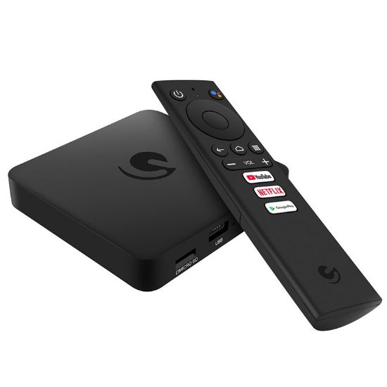 EMATIC AGT419 4K ULTRA HD NETFLIX  GOOGLE SERTİFİKALI ANDROID TV BOX resmi