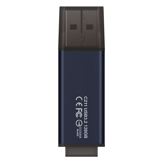 Team C211 128GB Metal Kasa USB 3.2 Gen1 (TC2113128GL01) resmi