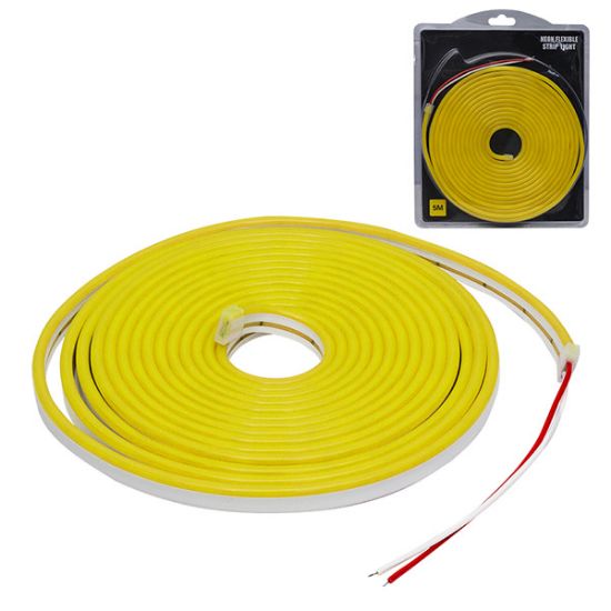 POWERMASTER NEON LED ŞERİT SARI 12 VOLT 5 METRE resmi