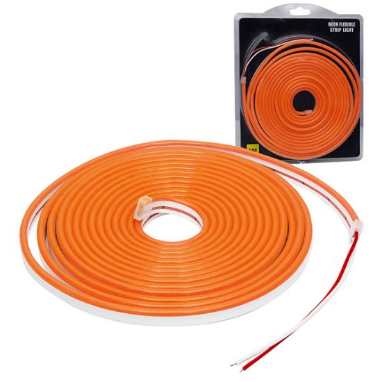 POWERMASTER NEON LED ŞERİT ORANJ TURUNCU 12 VOLT 5 METRE resmi