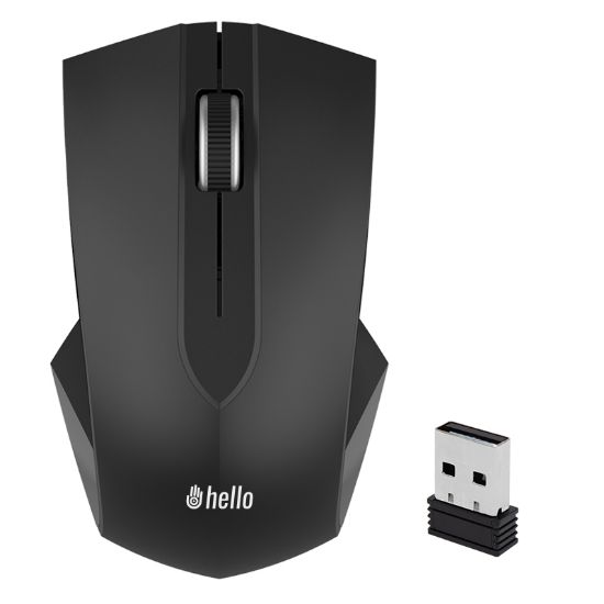 HELLO HL-4707 2.4GHZ 1200 DPI 3D KABLOSUZ OPTİK MOUSE resmi