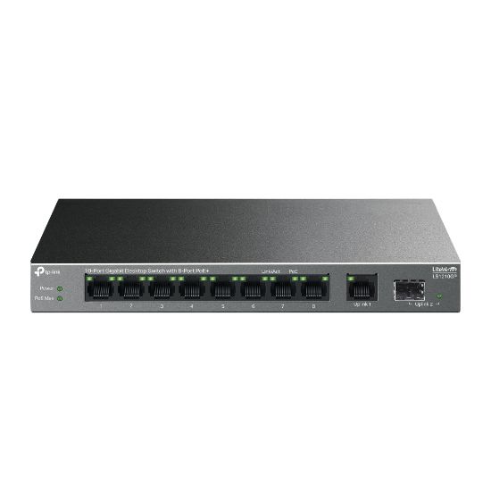 TP-LINK LS1210GP 9PORT 10/100/100 POE SWITCH resmi