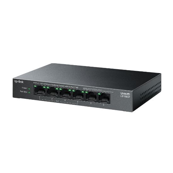 TP-LINK LS106LP 6 PORT 10/100/100 POE SWITCH resmi