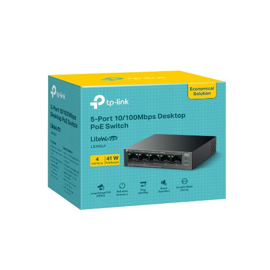 TP-LINK LS105LP 5 PORT GIGABIT POE SWITCH resmi