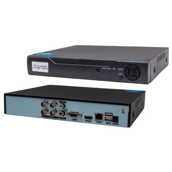 POWERMASTER PM-12180 4 KANAL 1080N H265 XMEYE VİDEO ÇIKIŞLI DVR/XVR KAYIT CİHAZI resmi