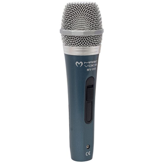 MAGICVOICE MV-999 DİNAMİK 3 METRE KABLOLU EL MİKROFONU (18358=15417) resmi