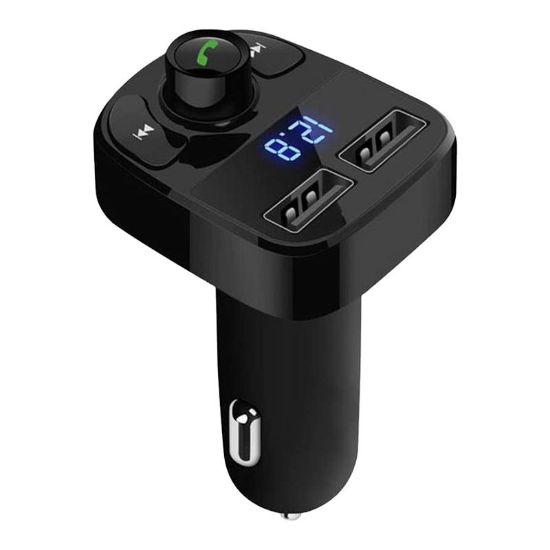 HELLO HL-19680 X8 HANDSFREE ÇİFT USB/SD/BLUETOOTH 12-24 VOLT FM TRANSMITTER resmi