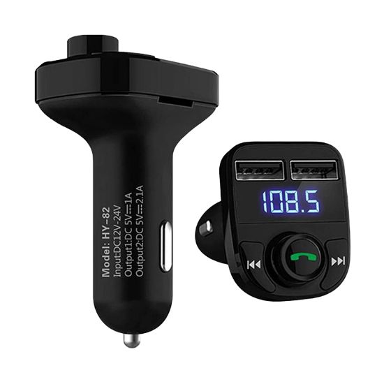 HELLO HL-19680 X8 HANDSFREE ÇİFT USB/SD/BLUETOOTH 12-24 VOLT FM TRANSMITTER resmi