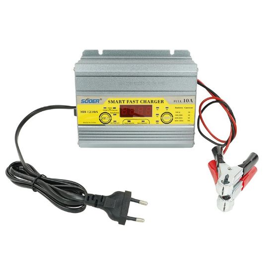 SUOER MH-1210A 12 VOLT MAX 10 AMPER DİJİTAL AKILLI AKÜ ŞARJ CİHAZI resmi