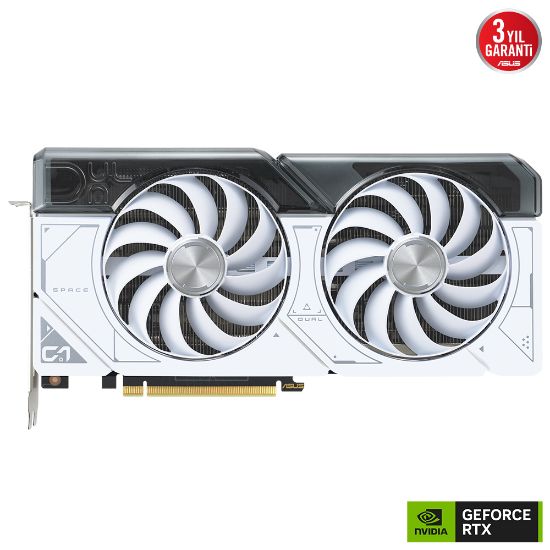 ASUS DUAL-RTX4070S-O12G-WHITE GDDR6X HDMI 3XDP DLSS3 192BİT  resmi