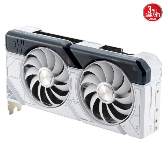 ASUS DUAL-RTX4070S-O12G-WHITE GDDR6X HDMI 3XDP DLSS3 192BİT  resmi