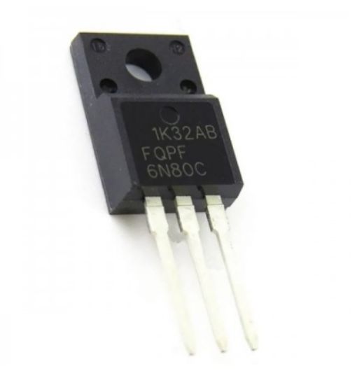 6N80C TO-220F MOSFET TRANSISTOR resmi