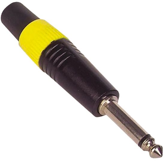 CANON TİPİ METAL NİKEL 6.3 MM MONO GİTAR JACK FİŞ resmi