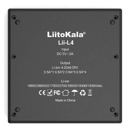 LIITOKALA LII-L4 PİL ŞARJ CİHAZI resmi