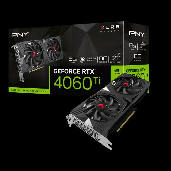 PNY RTX 4060 Ti VERTO Overclocked 8GB GDDR6 128Bit (VCG4060T8DFXPB1-O) resmi