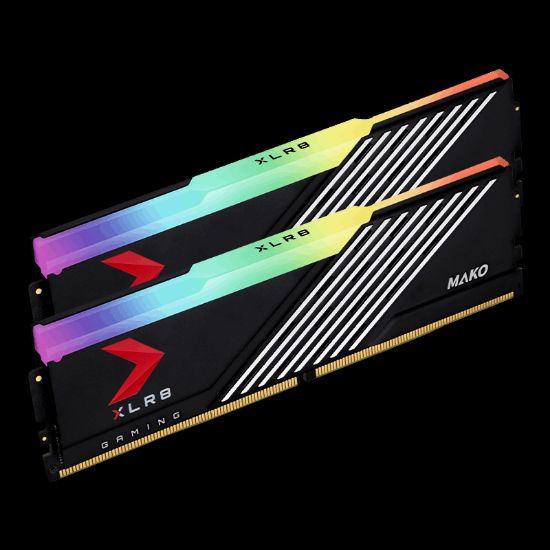 PNY XLR8 Gaming MAKO EPIC-X RGB 32GB (2x16GB) 6400MHz CL40 DDR5 Gaming Ram (MD32GK2D5640040MXRGB) resmi